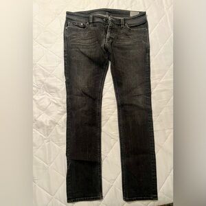 Diesel Thanaz Black Jeans for Men
